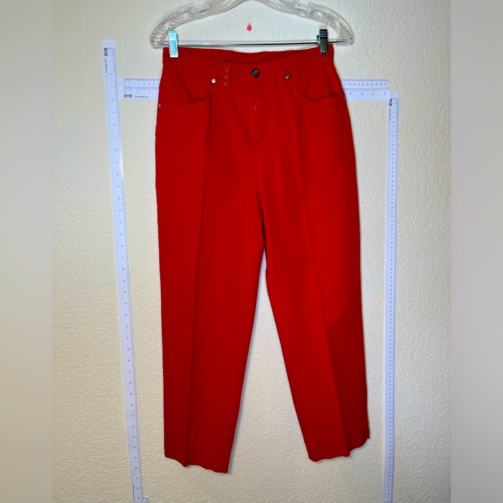 Dismero Denim High Rise Stretch Ankle Made in Italy Size 31 runs small like 25